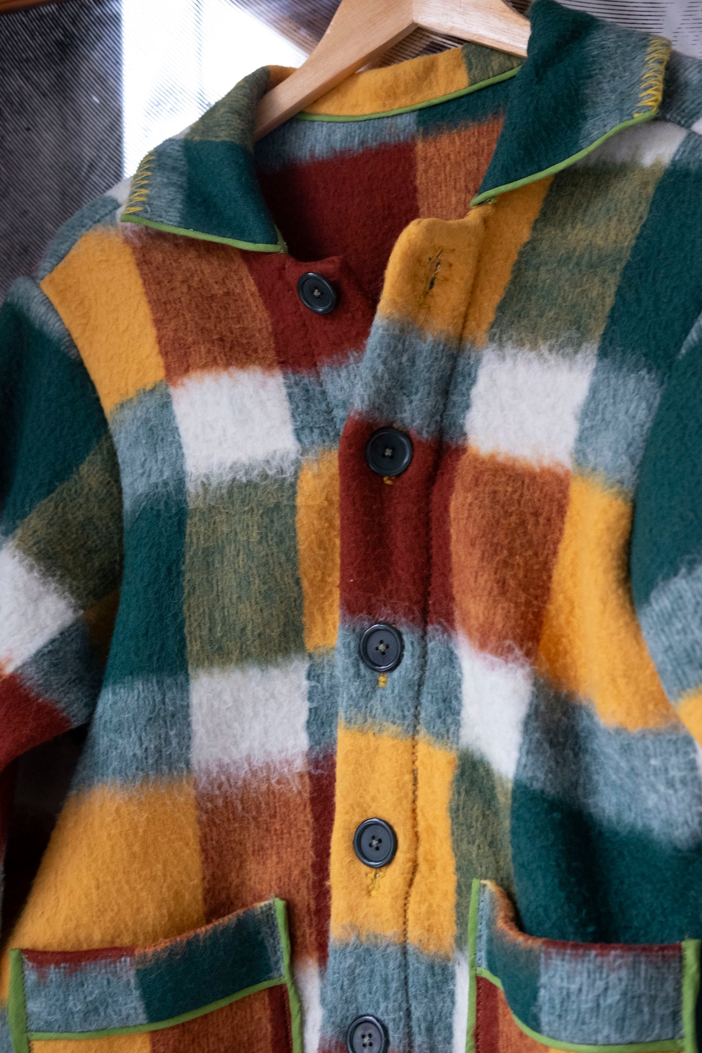 Jamie ~ Reworked Blanket Jacket - M