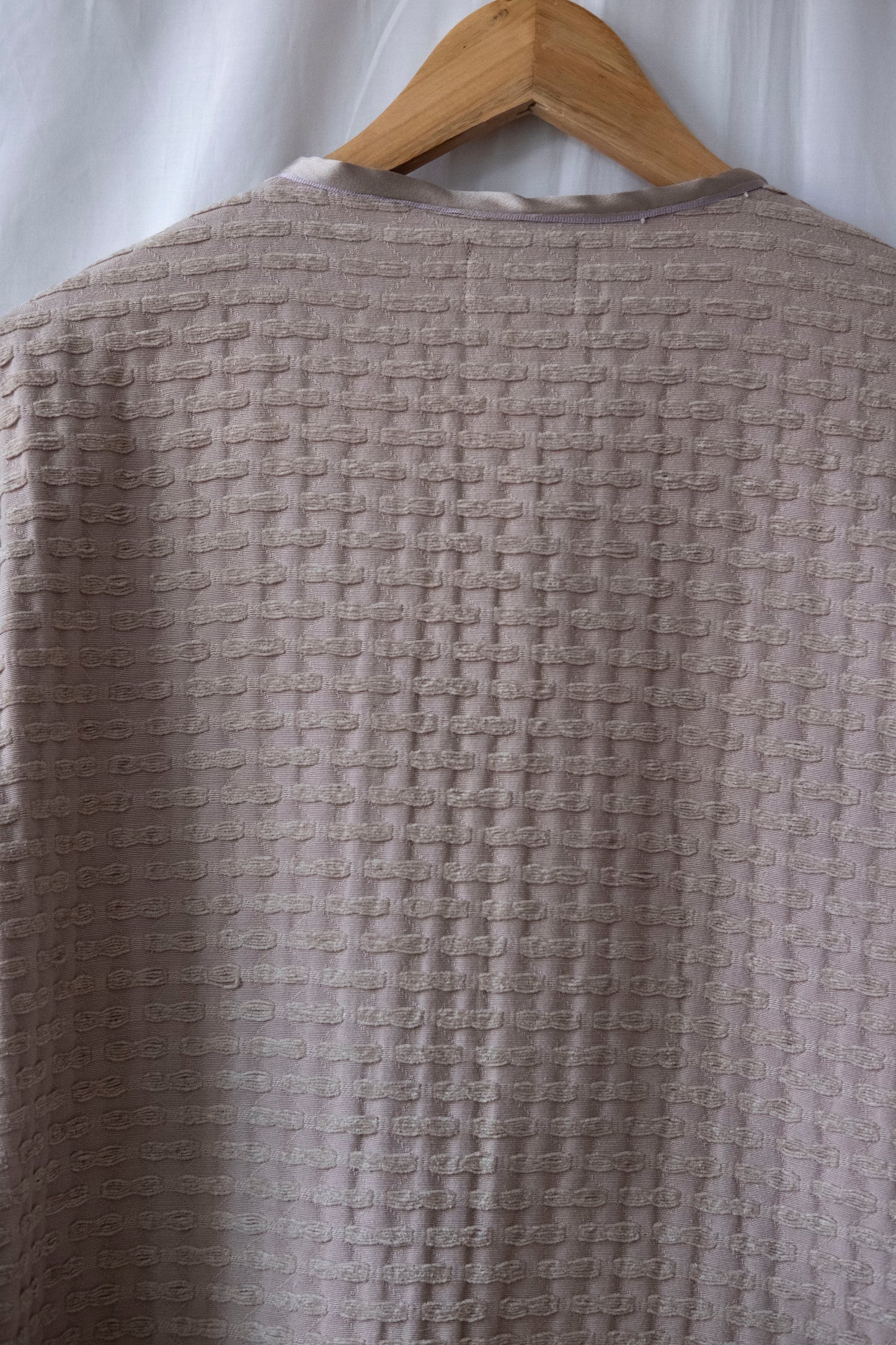 Lucille ~ Reworked Woven Bed Jacket - M