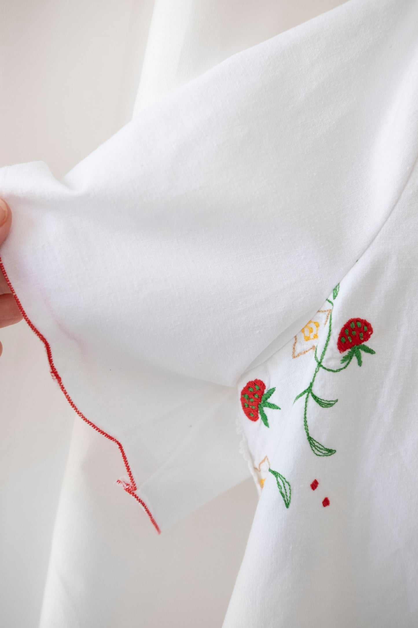 Ananassa ~ Reworked Vintage Tie Front Shirt - S