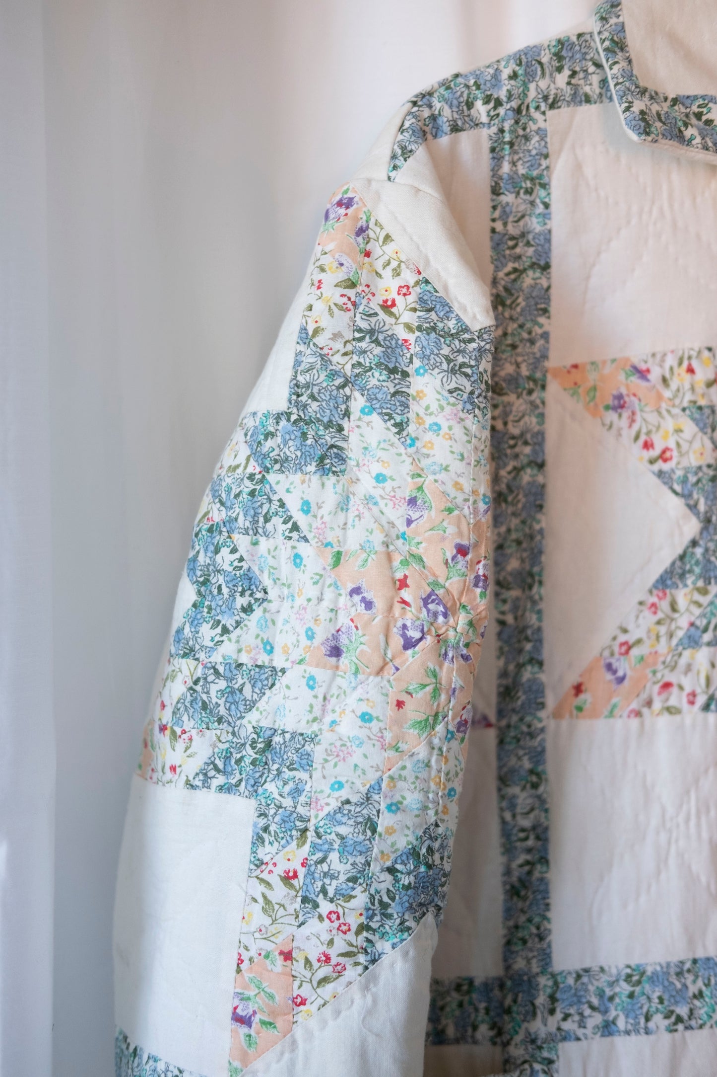 Lyra ~ Reworked Patchwork Quilt Jacket - M