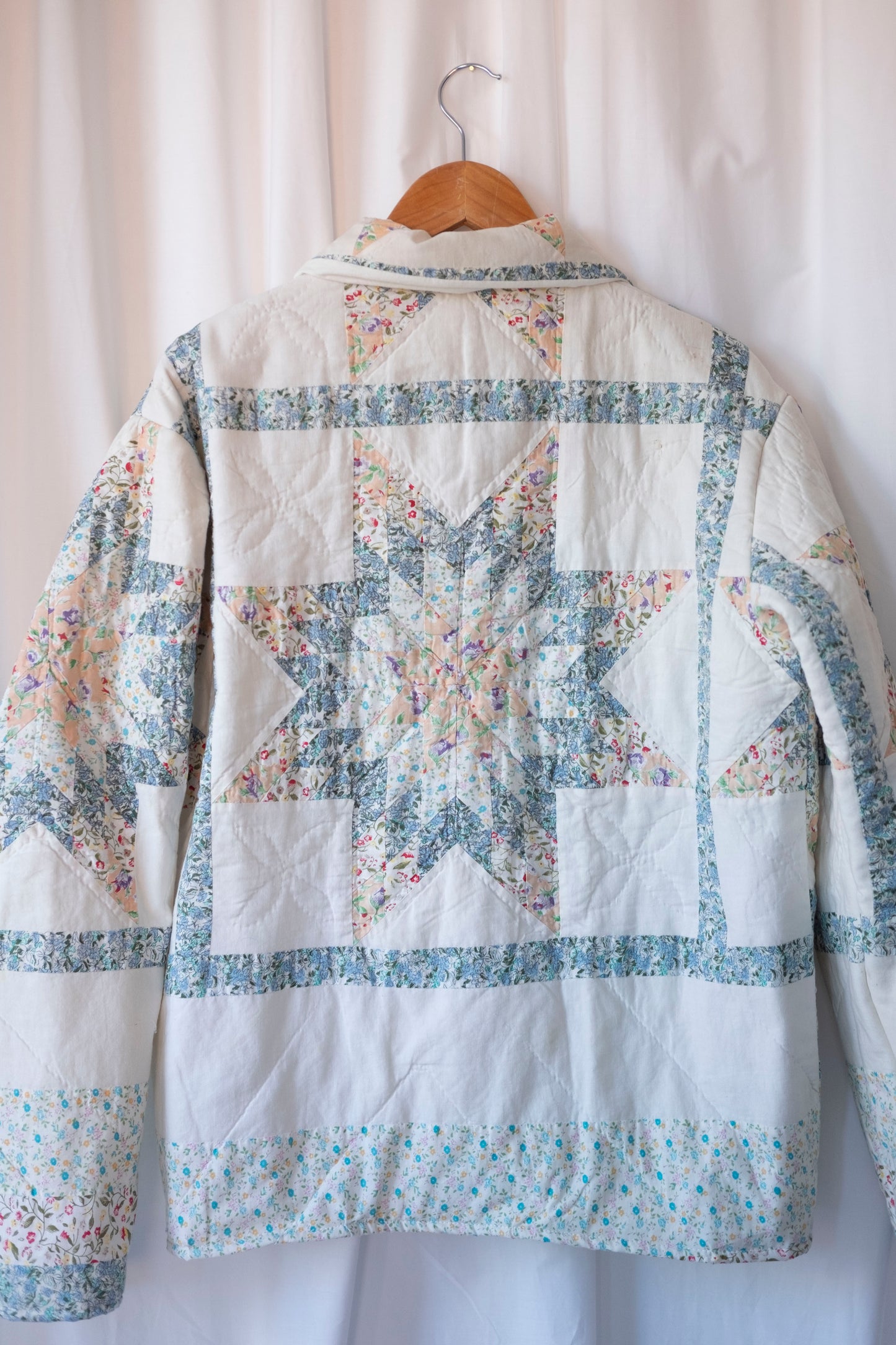 Lyra ~ Reworked Patchwork Quilt Jacket - M