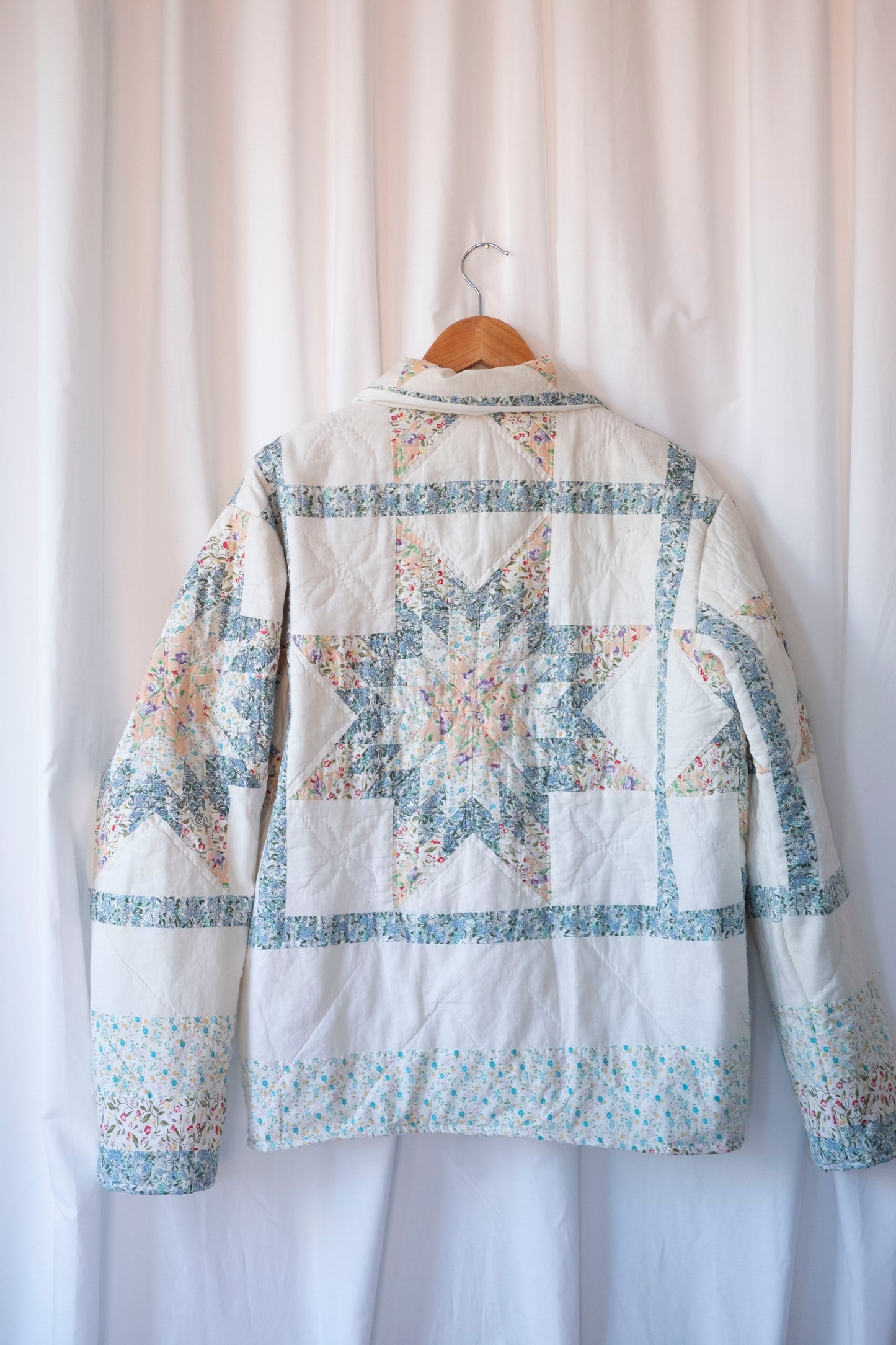 Lyra ~ Reworked Patchwork Quilt Jacket - M