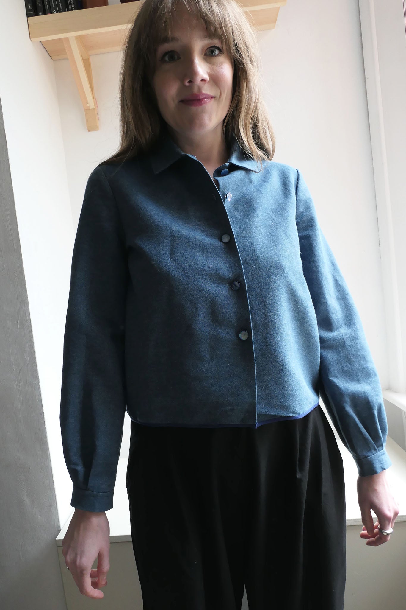 Nami ~ Light Denim Overshirt - S