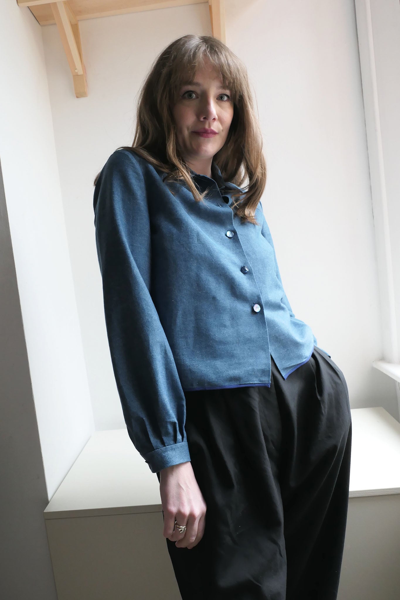 Nami ~ Light Denim Overshirt - S