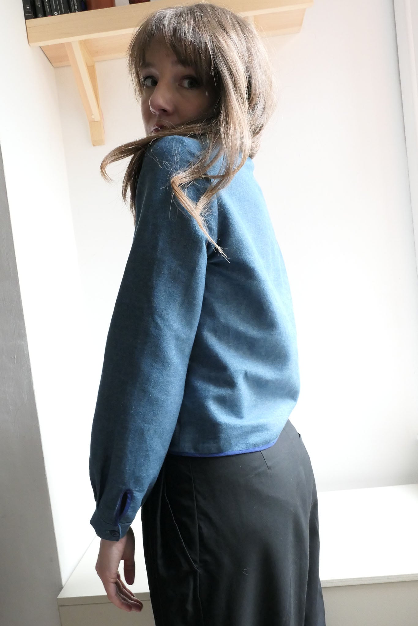 Nami ~ Light Denim Overshirt - S