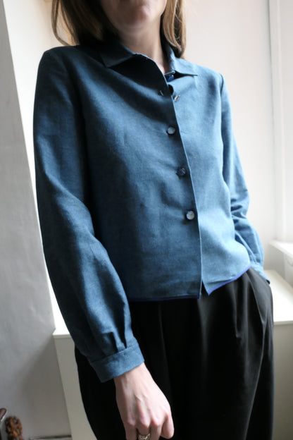 Nami ~ Light Denim Overshirt - S
