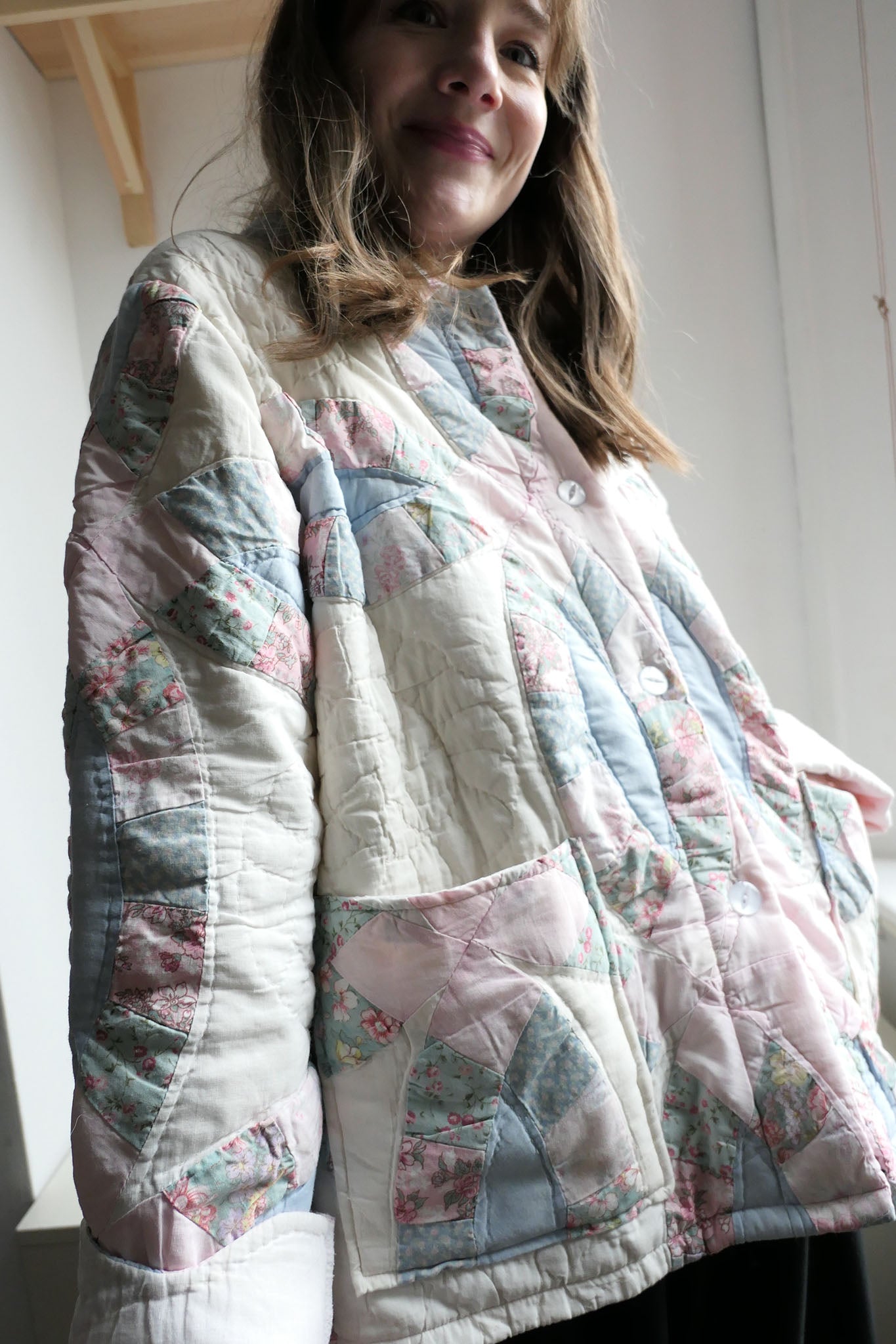 Ondine ~ Patchwork Quilt Jacket - M/L