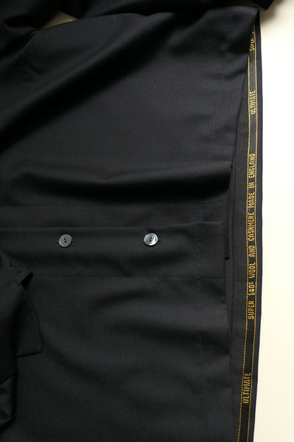 Mira ~ Navy Cashmere Shirt - M/L