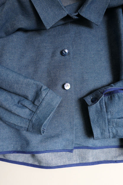 Nami ~ Light Denim Overshirt - S