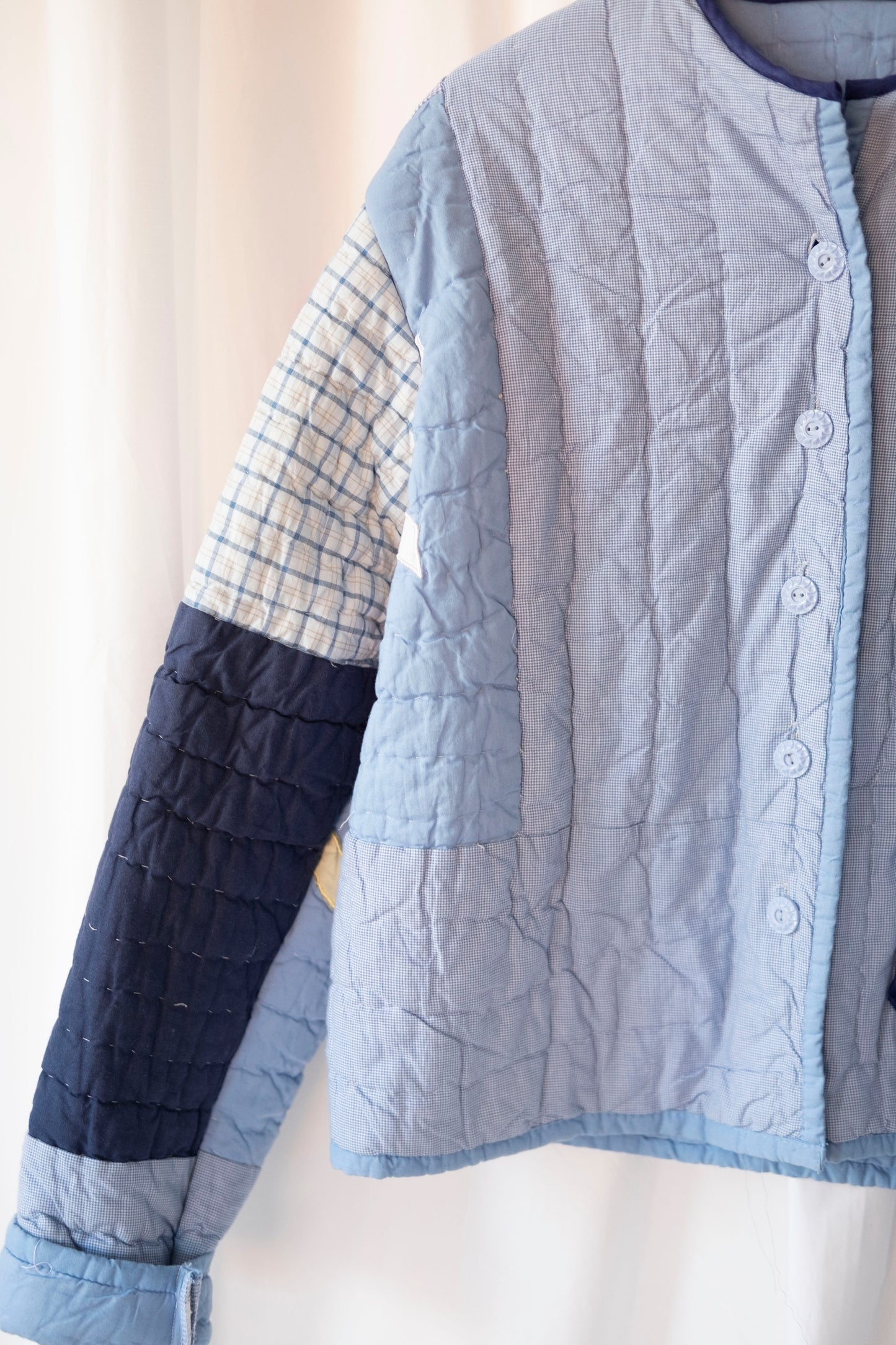 Bay ~ Reworked Patchwork Quilt Jacket - M