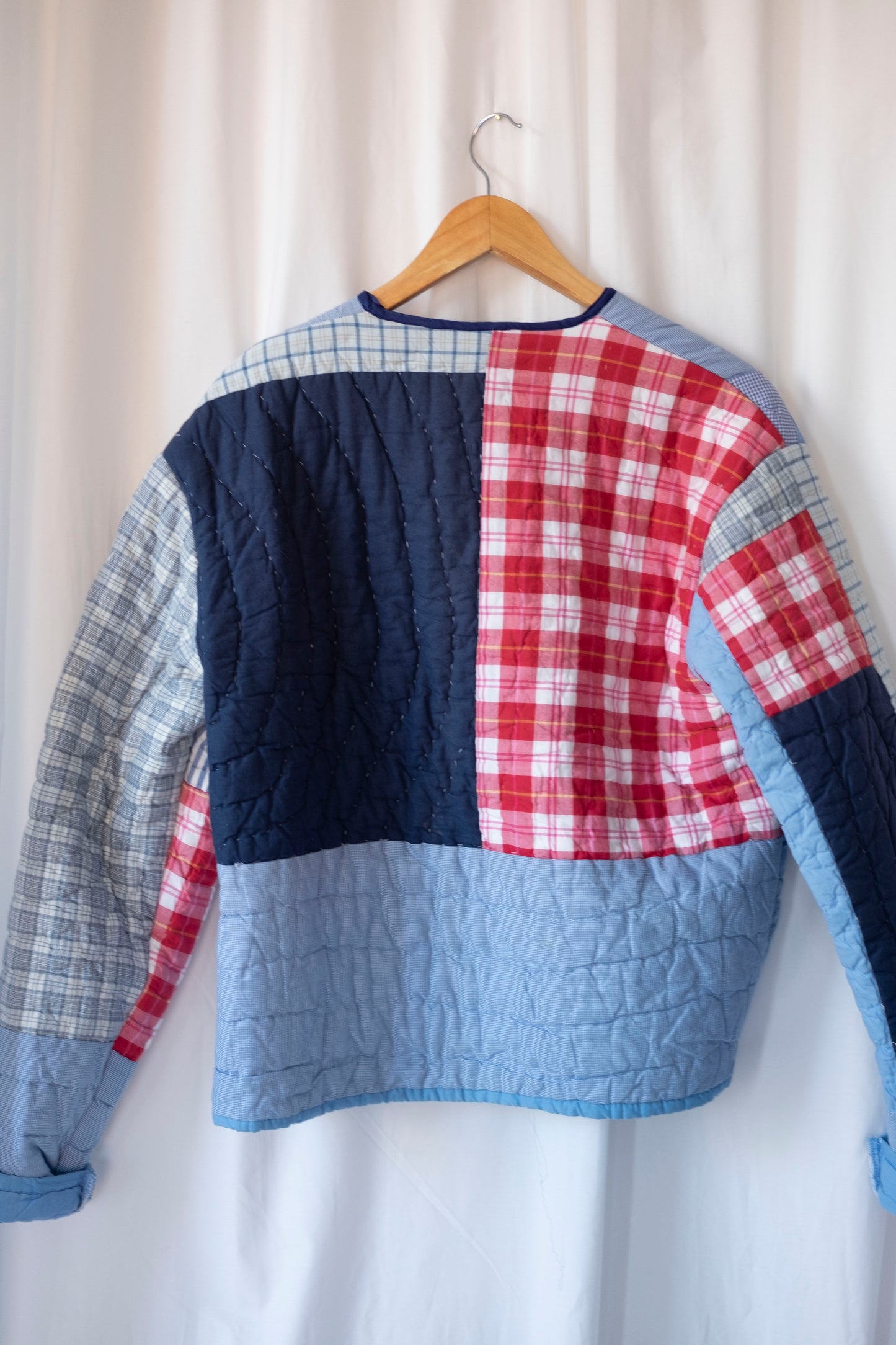 Bay ~ Reworked Patchwork Quilt Jacket - M