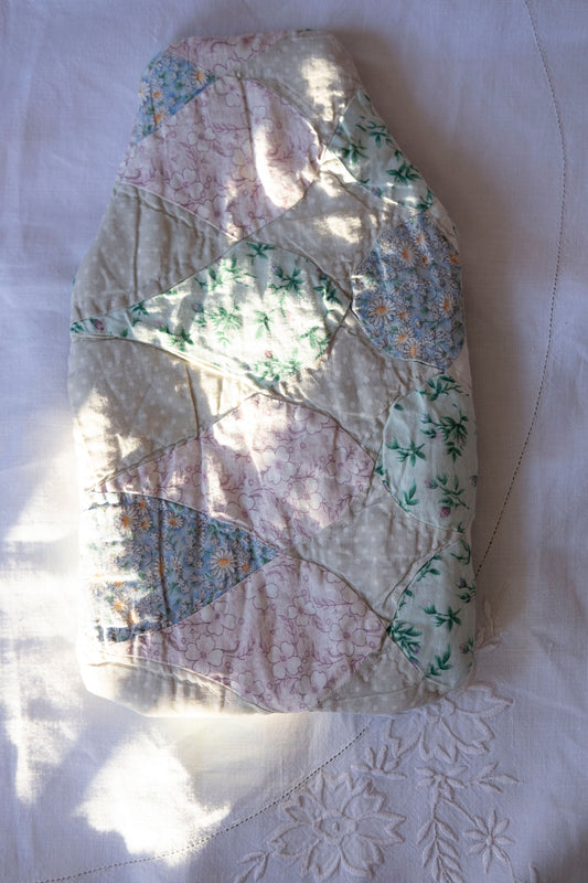 Vintage Quilt Hot Water Bottle Cover