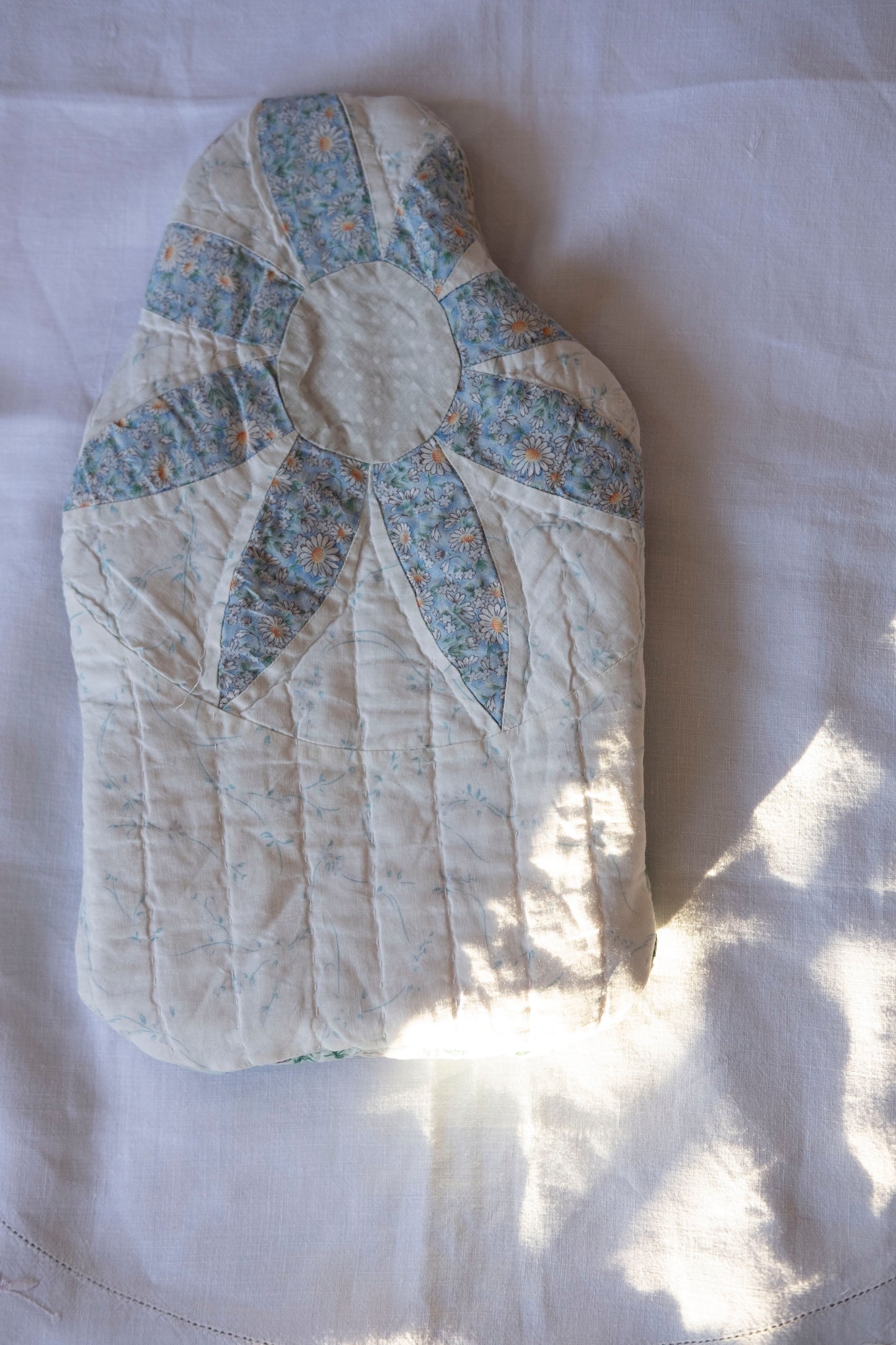 Vintage Quilt Hot Water Bottle Cover