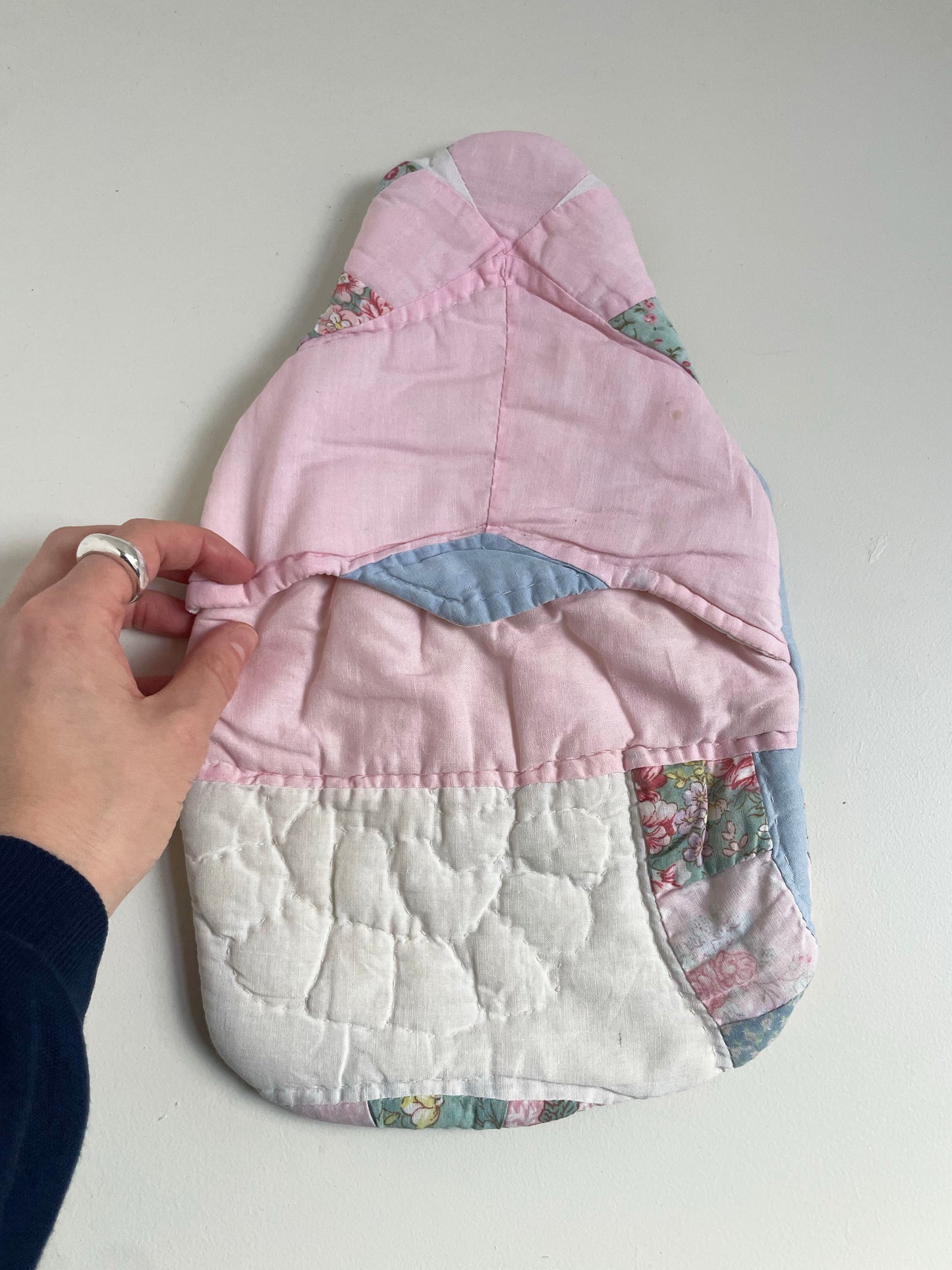 Bridget Patchwork Quilt Hot Water Bottle Cover 001