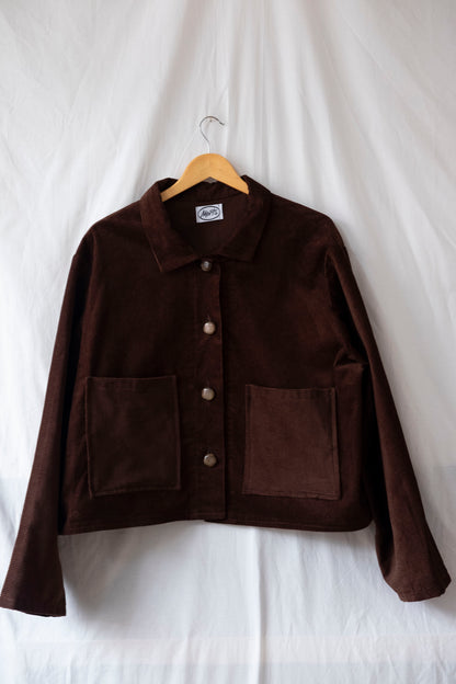Maple ~ Reworked Brown Corduroy Jacket - M/L