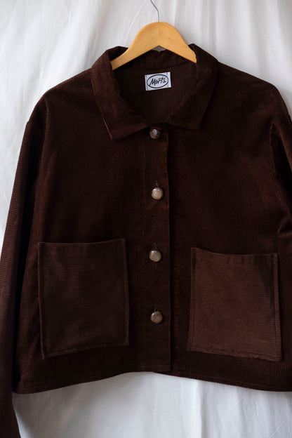Maple ~ Reworked Brown Corduroy Jacket - M/L