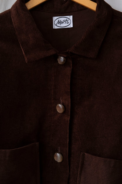 Maple ~ Reworked Brown Corduroy Jacket - M/L