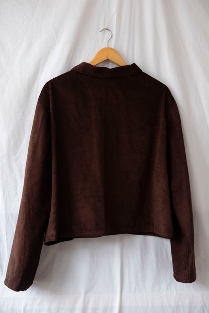 Maple ~ Reworked Brown Corduroy Jacket - M/L