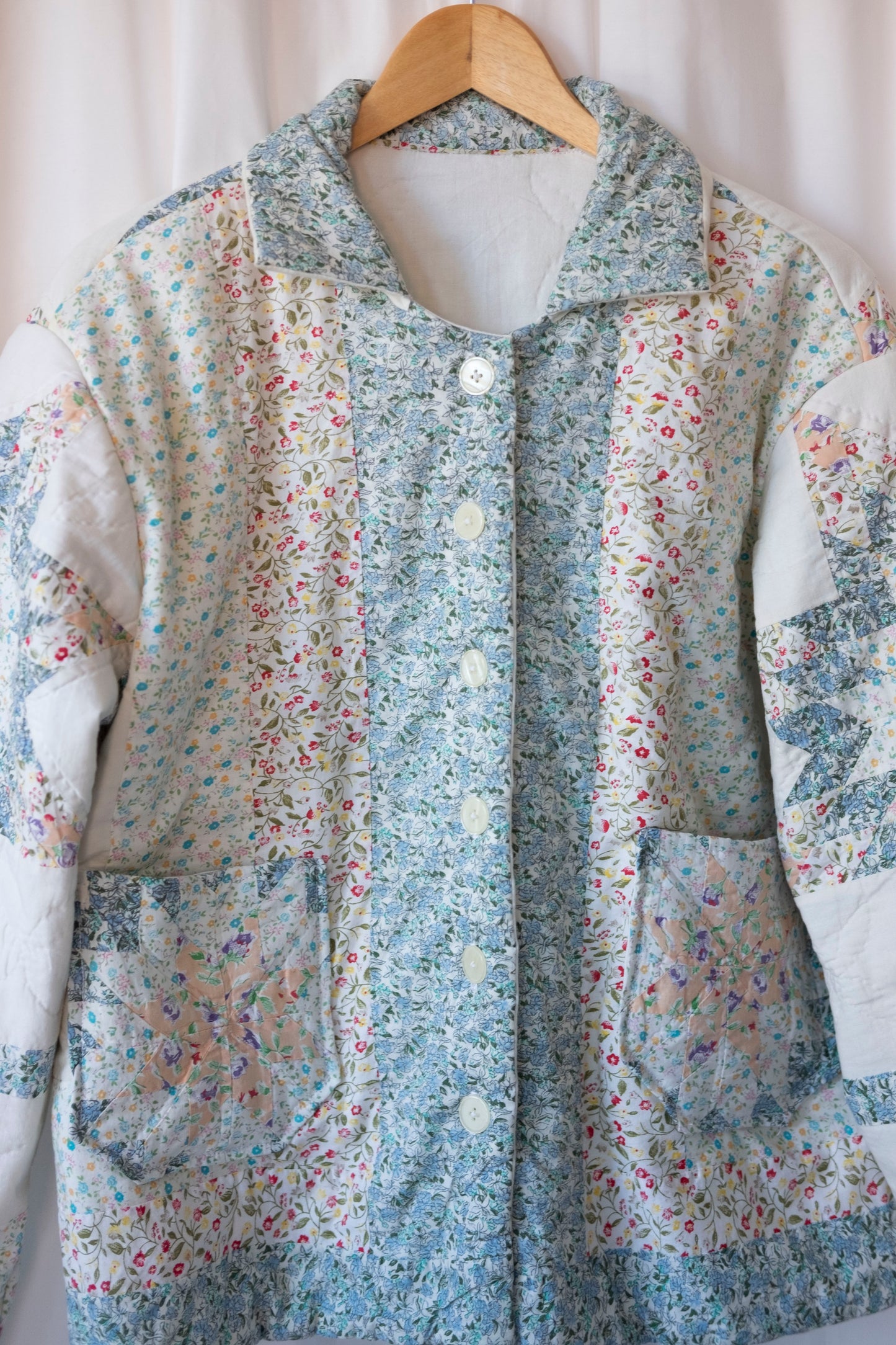 Cass ~ Reworked Patchwork Quilt Jacket - M