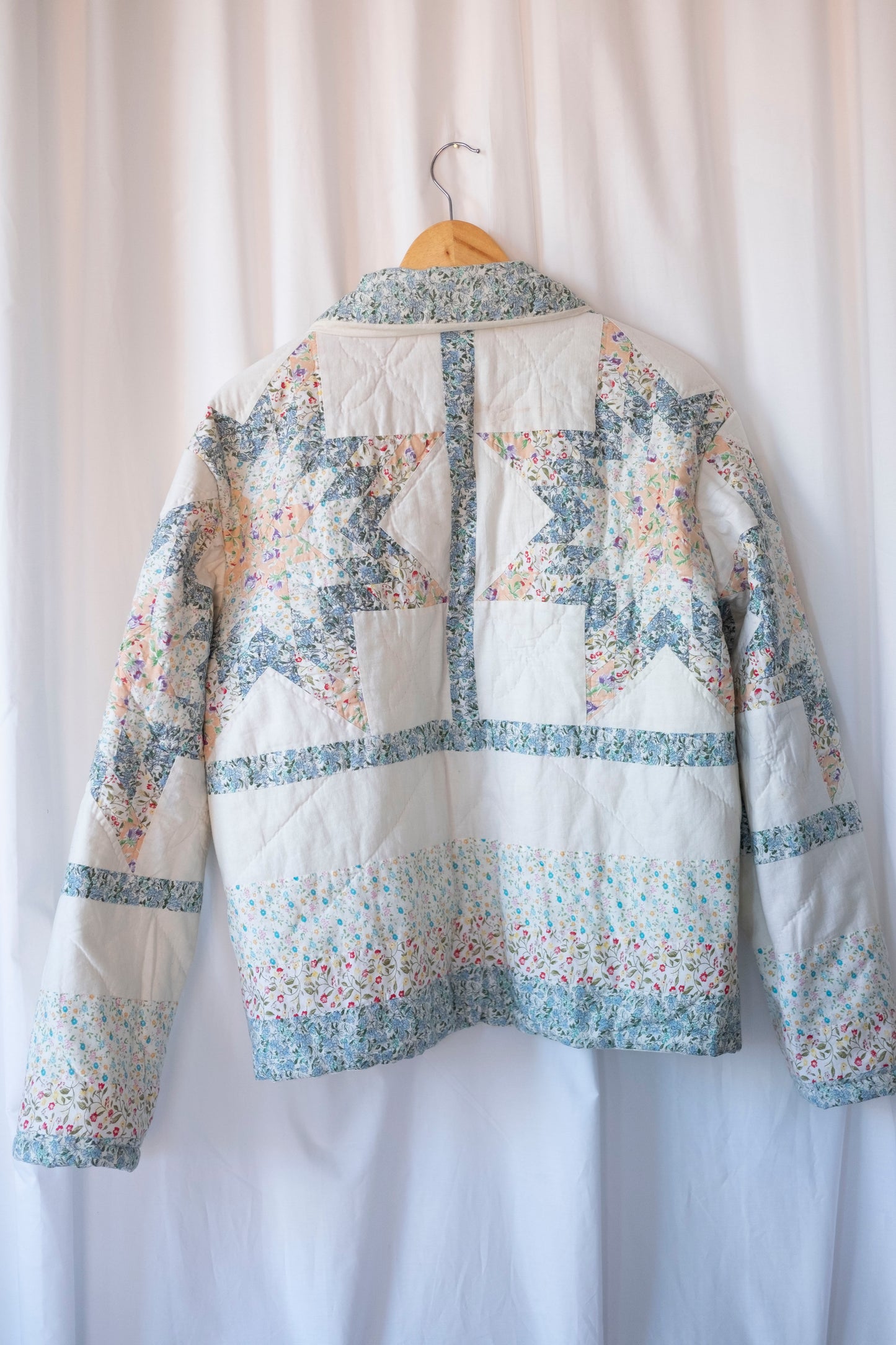 Cass ~ Reworked Patchwork Quilt Jacket - M