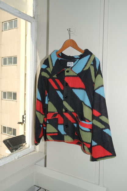 Garnet ~ Reworked Vintage Blanket Jacket - M/L