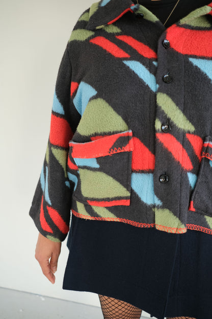 Garnet ~ Reworked Vintage Blanket Jacket - M/L