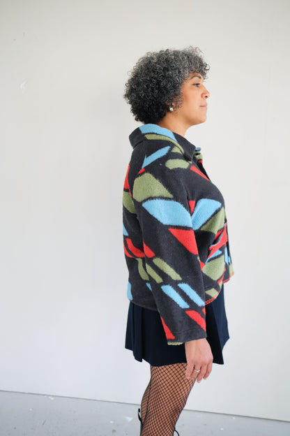 Garnet ~ Reworked Vintage Blanket Jacket - M/L