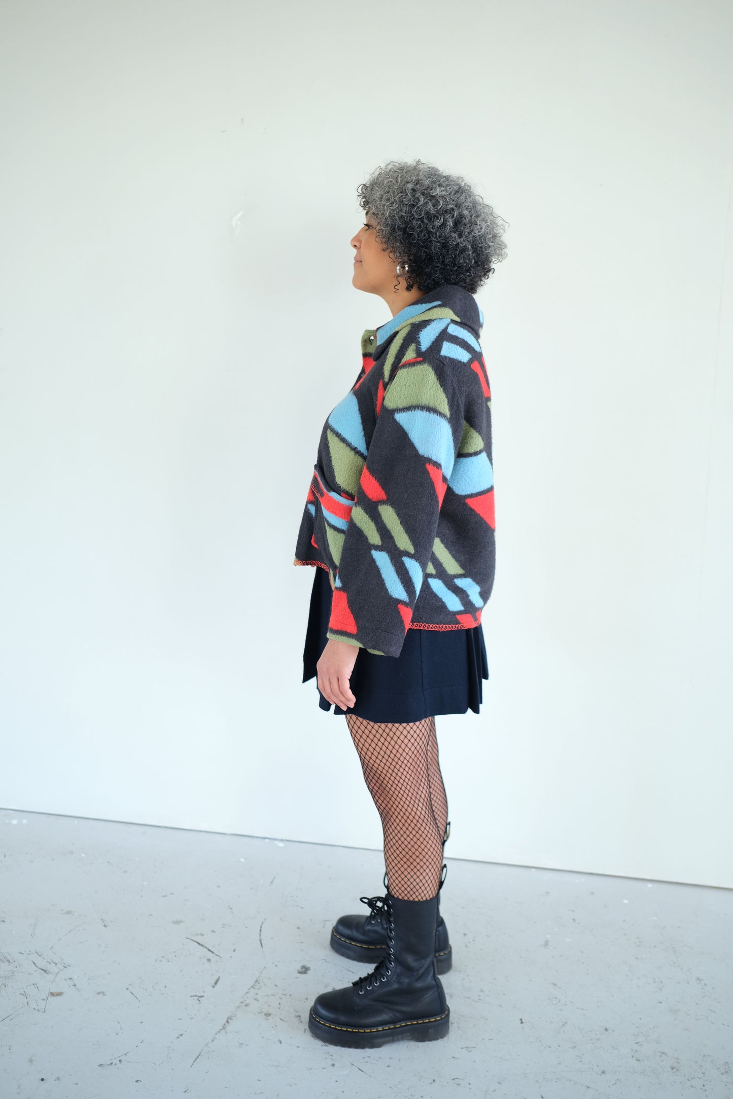 Garnet ~ Reworked Vintage Blanket Jacket - M/L