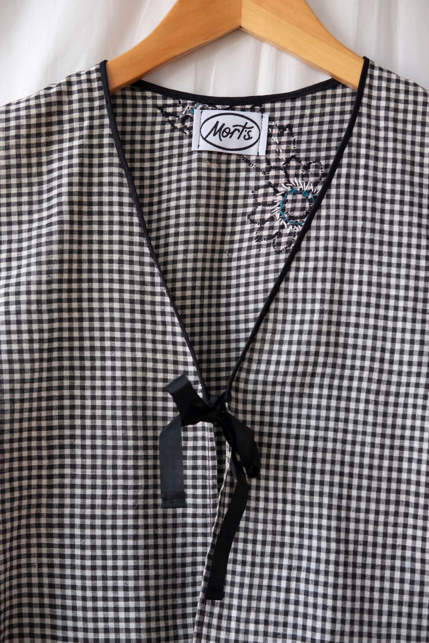 Florence ~ Reworked Gingham Tie Waistcoat - S