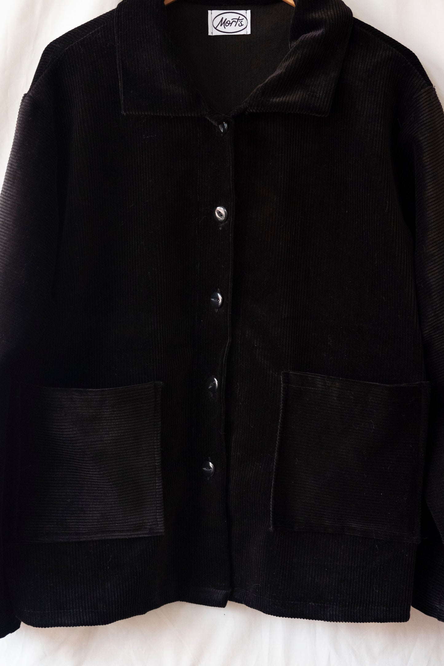 Goldie ~ Reworked Black Corduroy Jacket - L