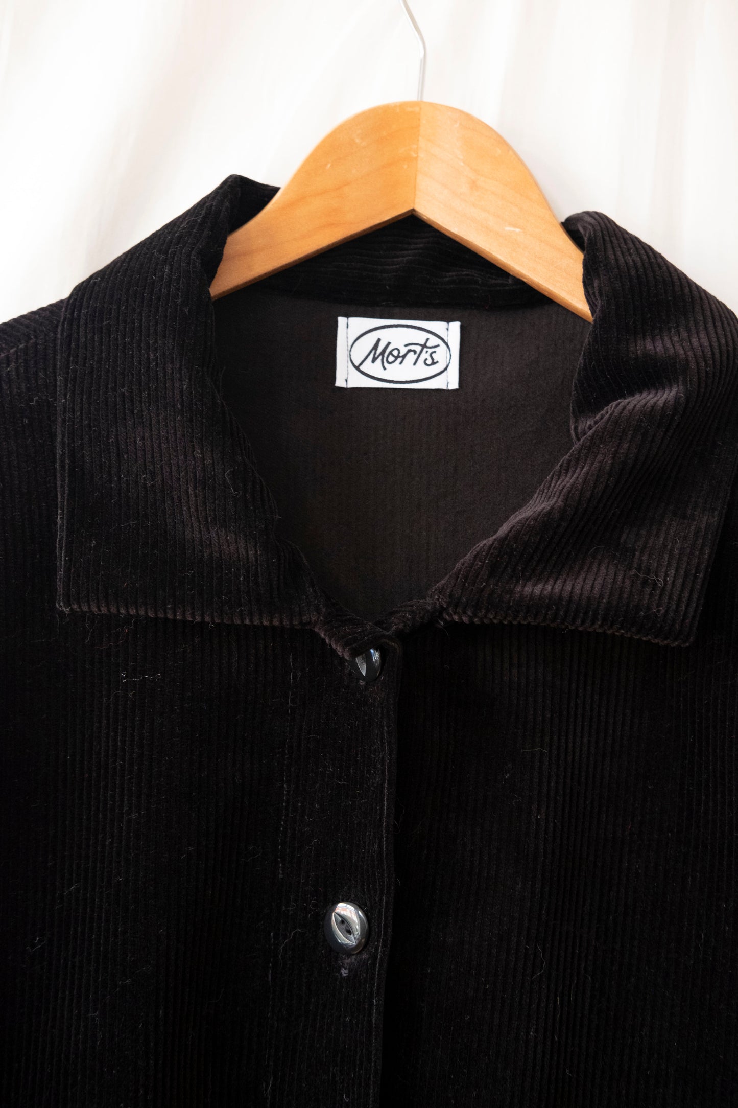 Goldie ~ Reworked Black Corduroy Jacket - L