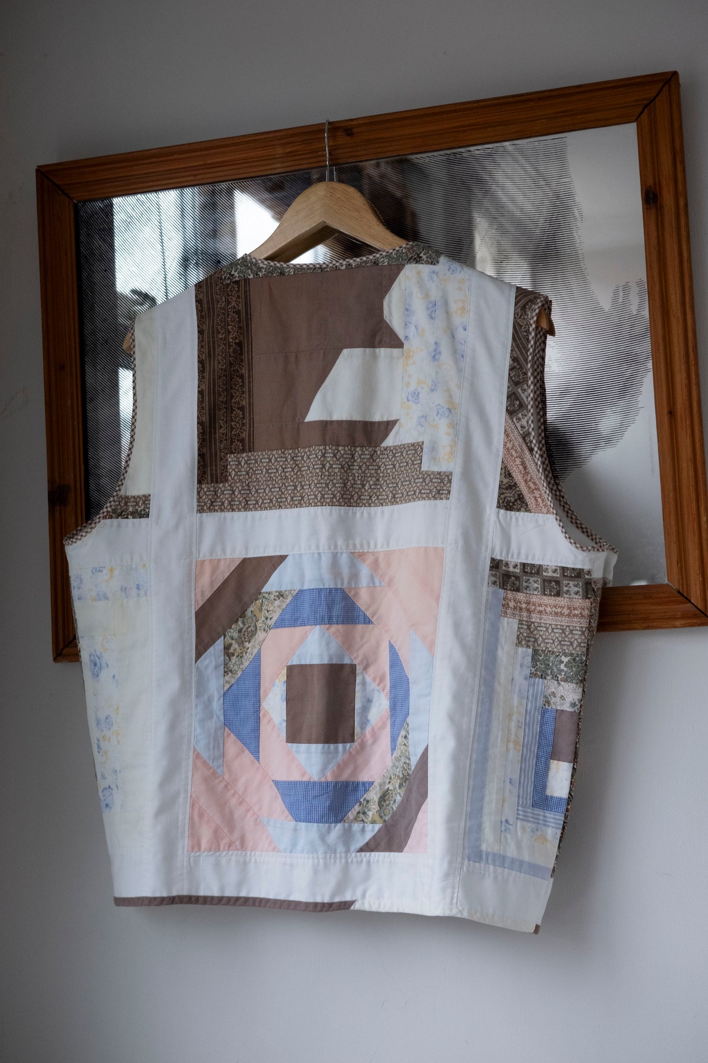 Hayden ~ Reworked Quilt Tie Waistcoat - L/XL