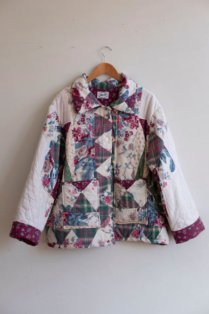 Iris ~ Patchwork Quilt Jacket - L/XL