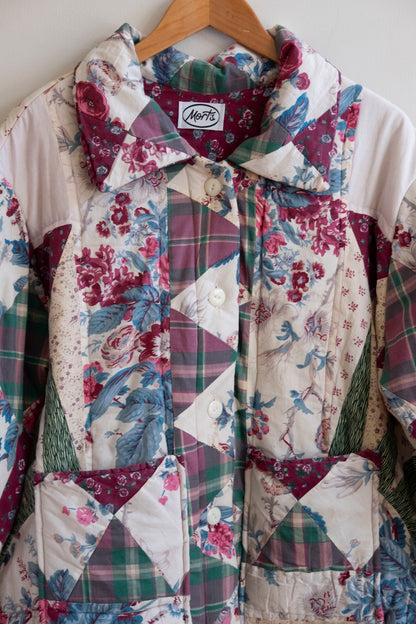 Iris ~ Patchwork Quilt Jacket - L/XL