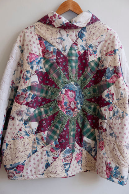 Iris ~ Patchwork Quilt Jacket - L/XL
