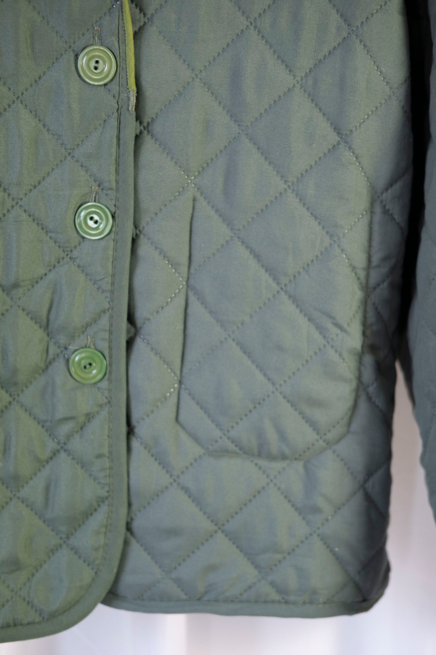 Ivy ~ Reworked Vintage Quilted Jacket - L