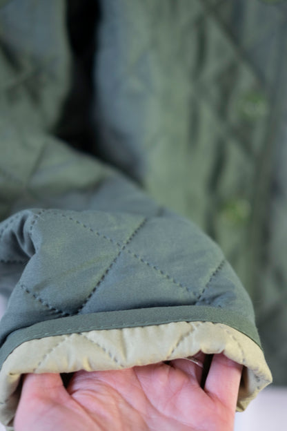 Ivy ~ Reworked Vintage Quilted Jacket - L