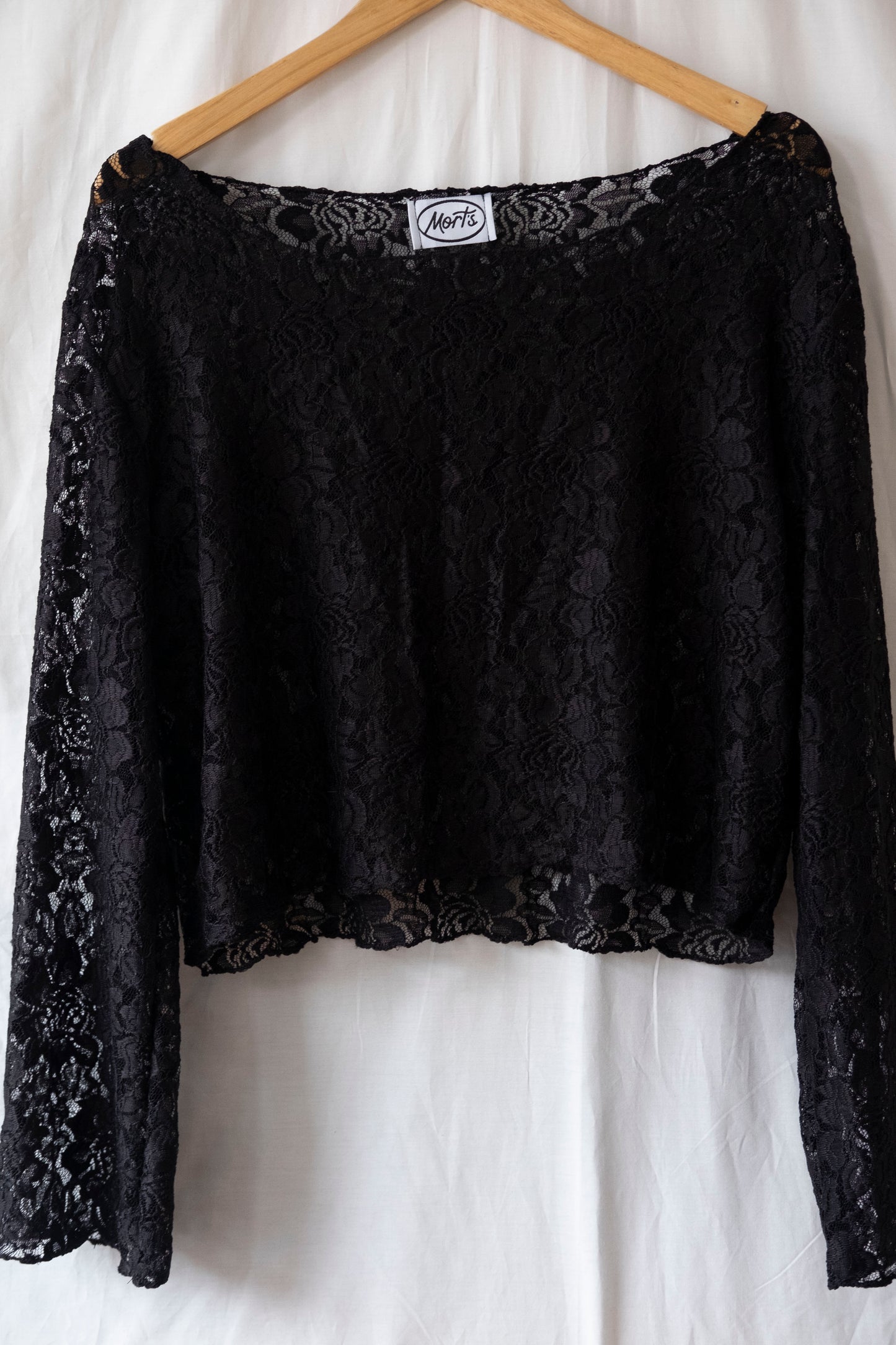 Amaris ~ Reworked Lace Top - M