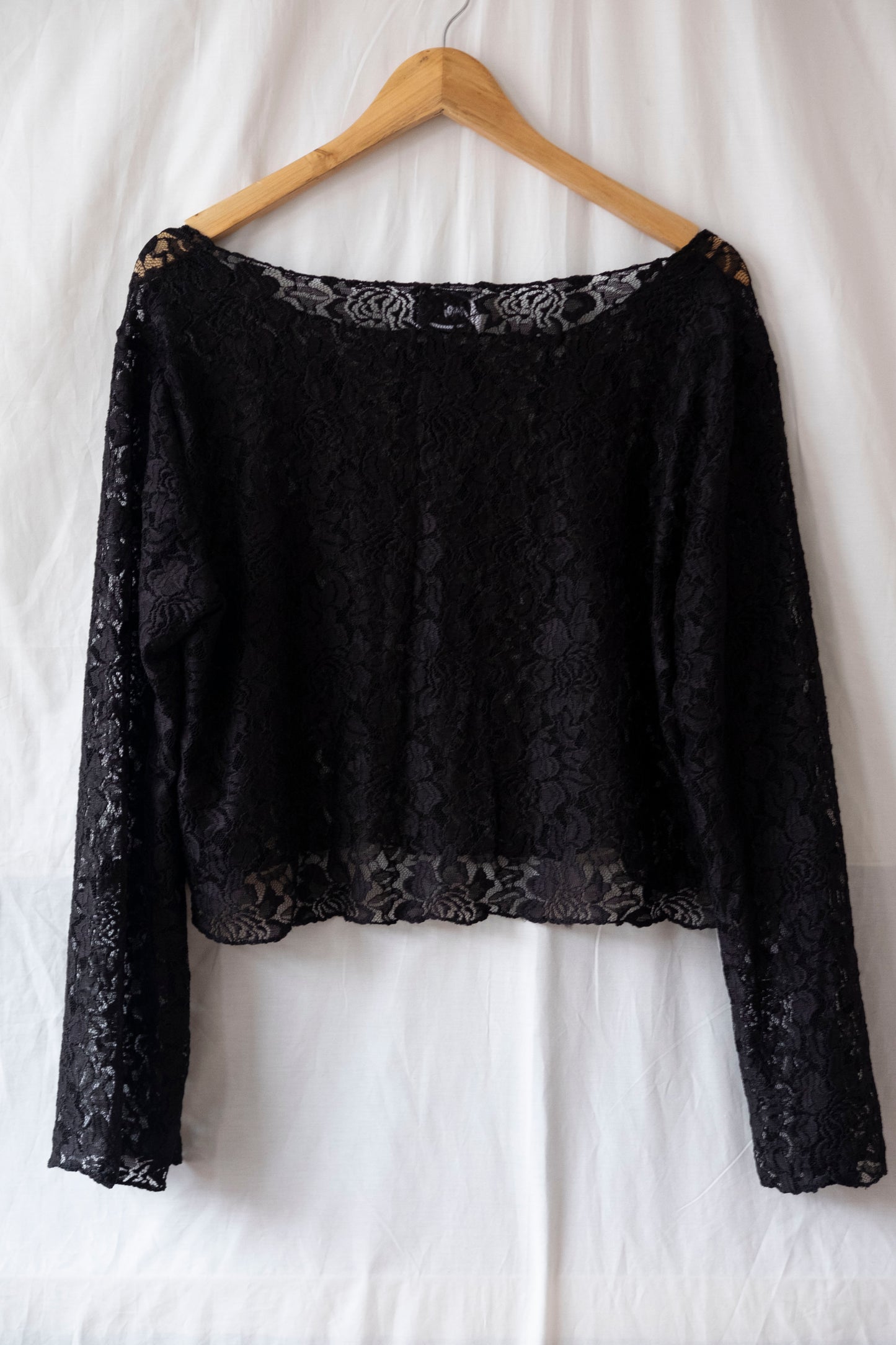 Amaris ~ Reworked Lace Top - M