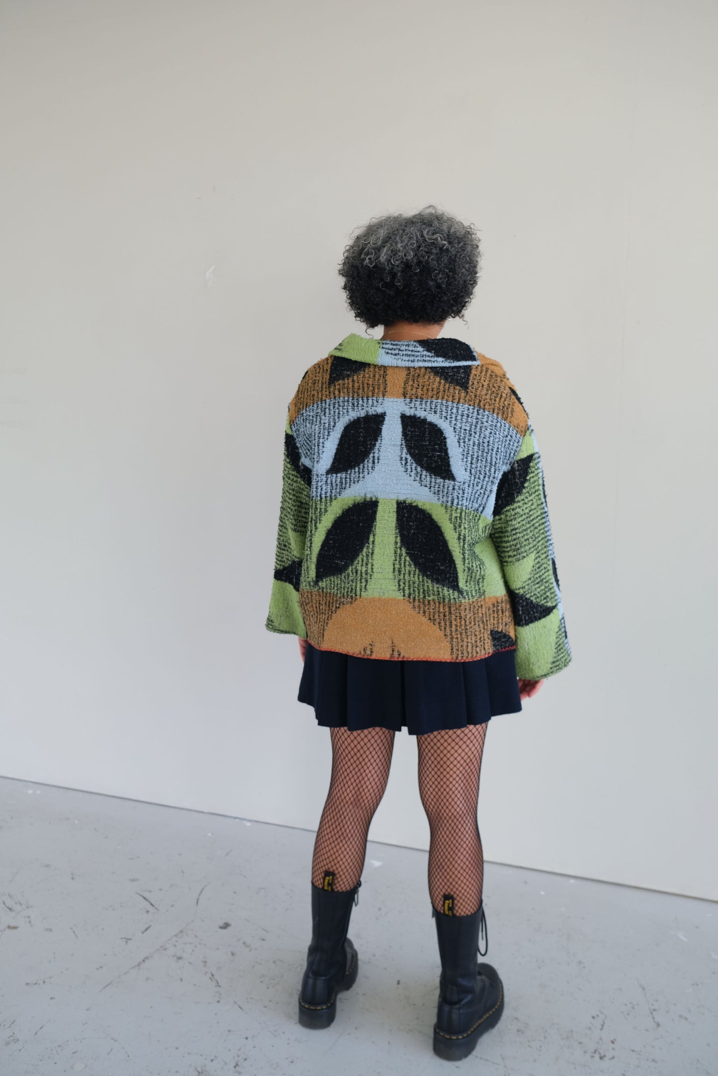 Malus ~ Reworked Vintage Blanket Jacket - L/XL