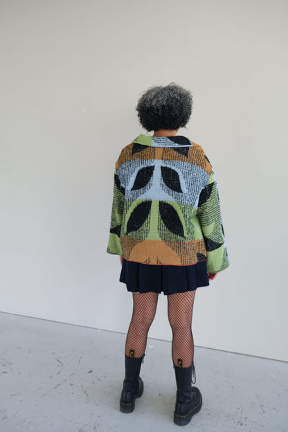 Malus ~ Reworked Vintage Blanket Jacket - L/XL