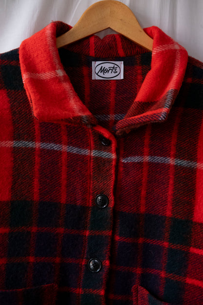 Martha ~ Reworked Cropped Blanket Jacket - XL