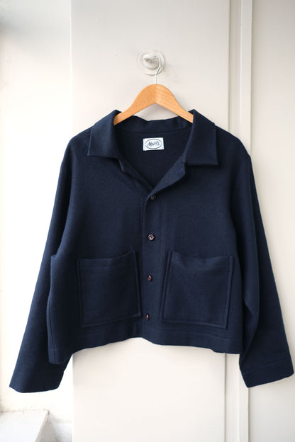 Nebula ~ Navy Deadstock Wool Jacket - M