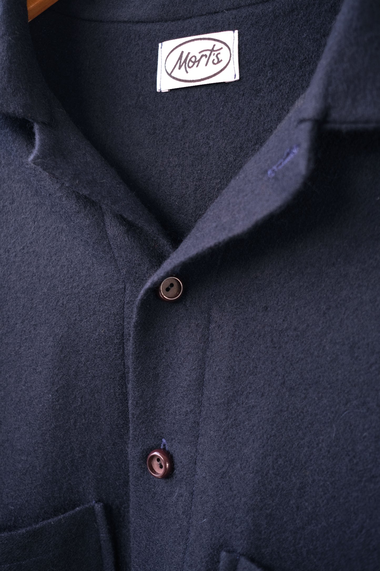 Nebula ~ Navy Deadstock Wool Jacket - M