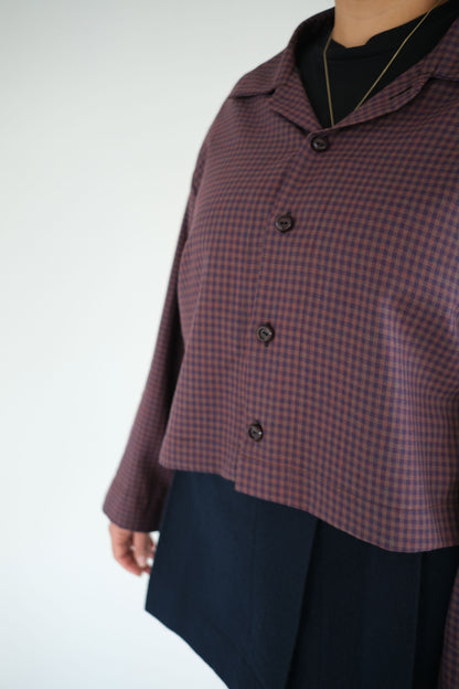 Oak ~ Reworked Vintage Wool Overshirt - M