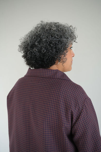 Oak ~ Reworked Vintage Wool Overshirt - M