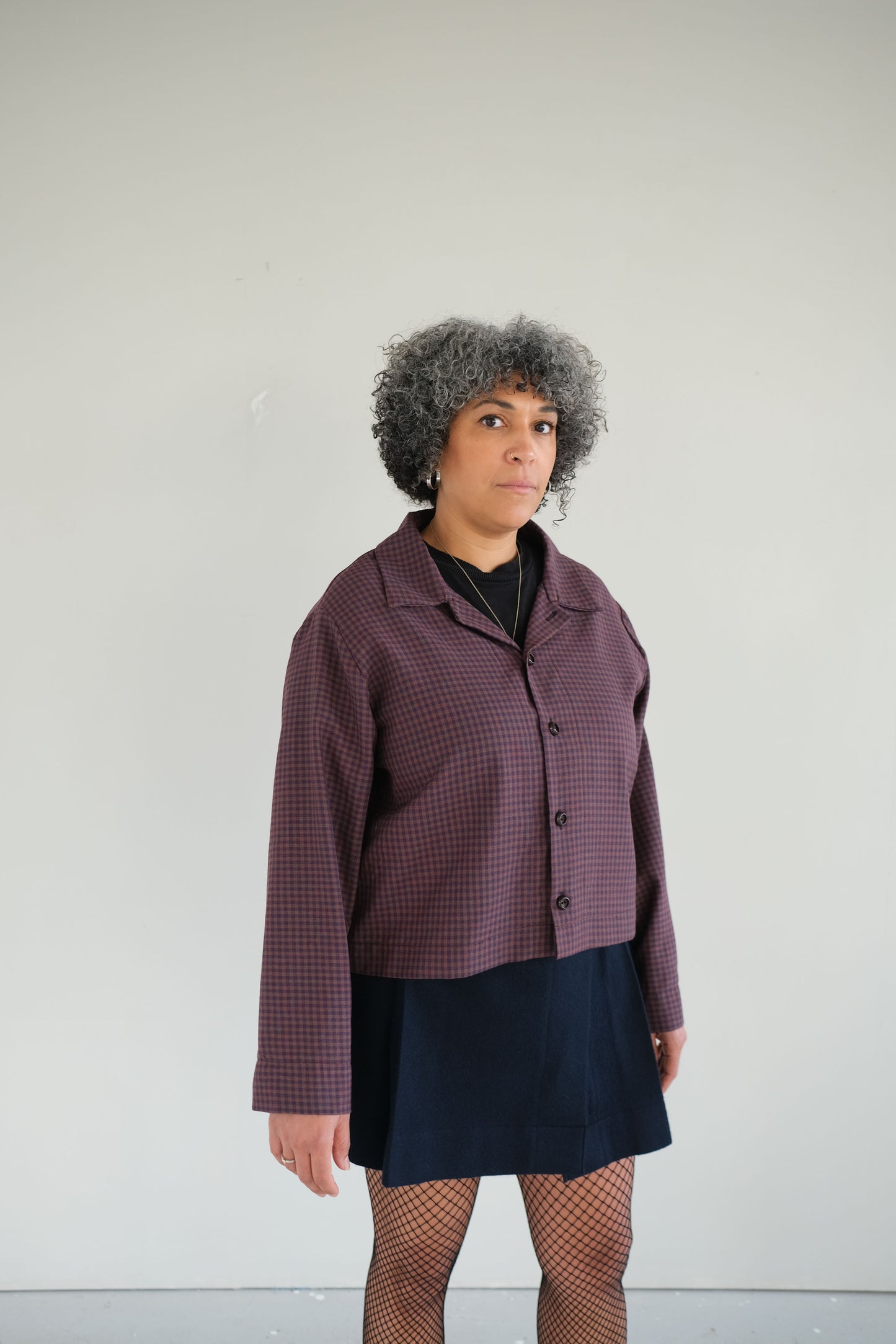 Oak ~ Reworked Vintage Wool Overshirt - M