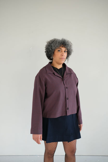 Oak ~ Reworked Vintage Wool Overshirt - M