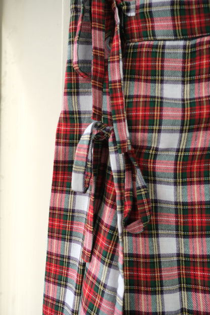 Pine ~ Tartan Pleat Midi Skirt - 12