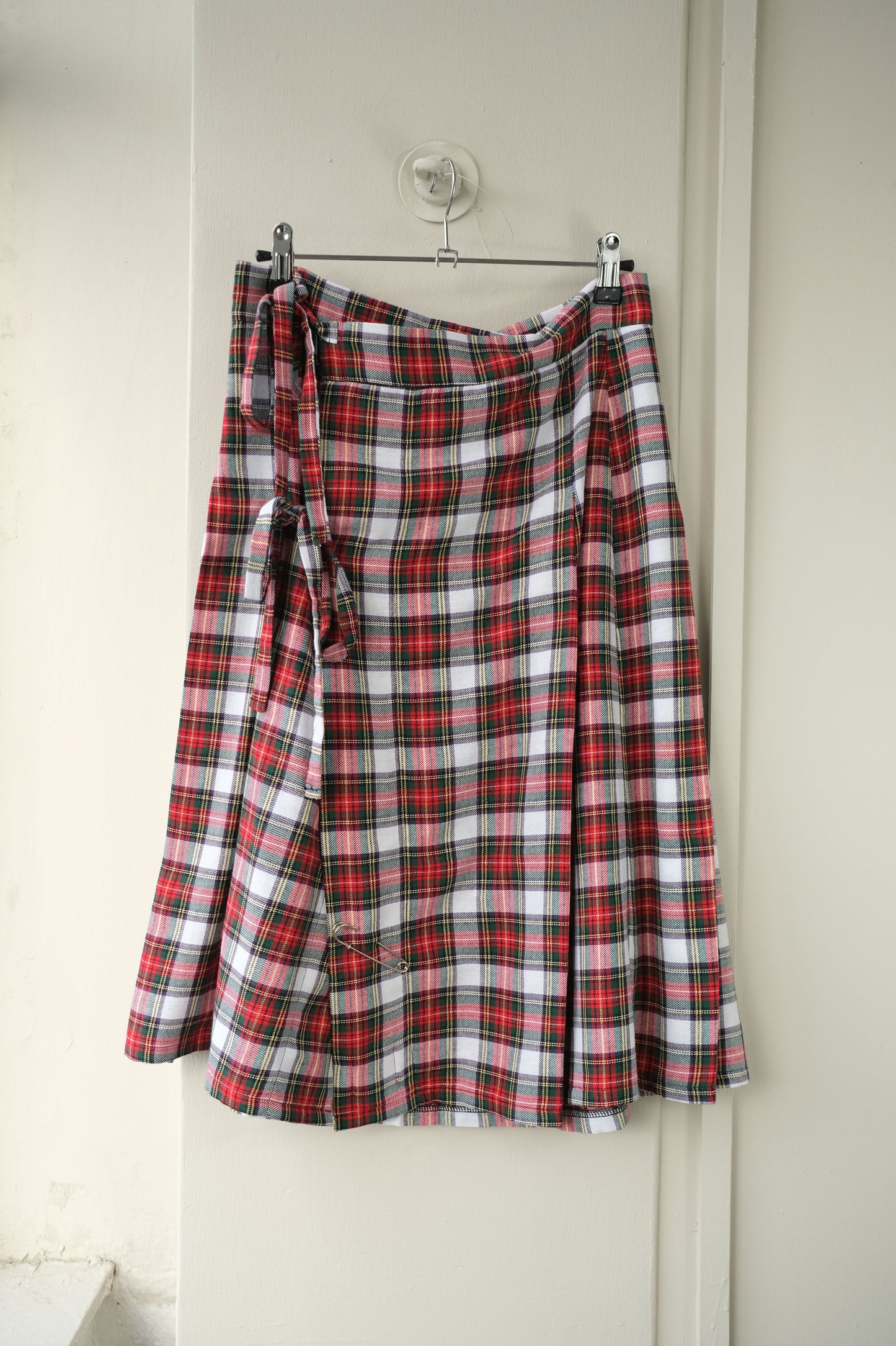 Pine ~ Tartan Pleat Midi Skirt - 12